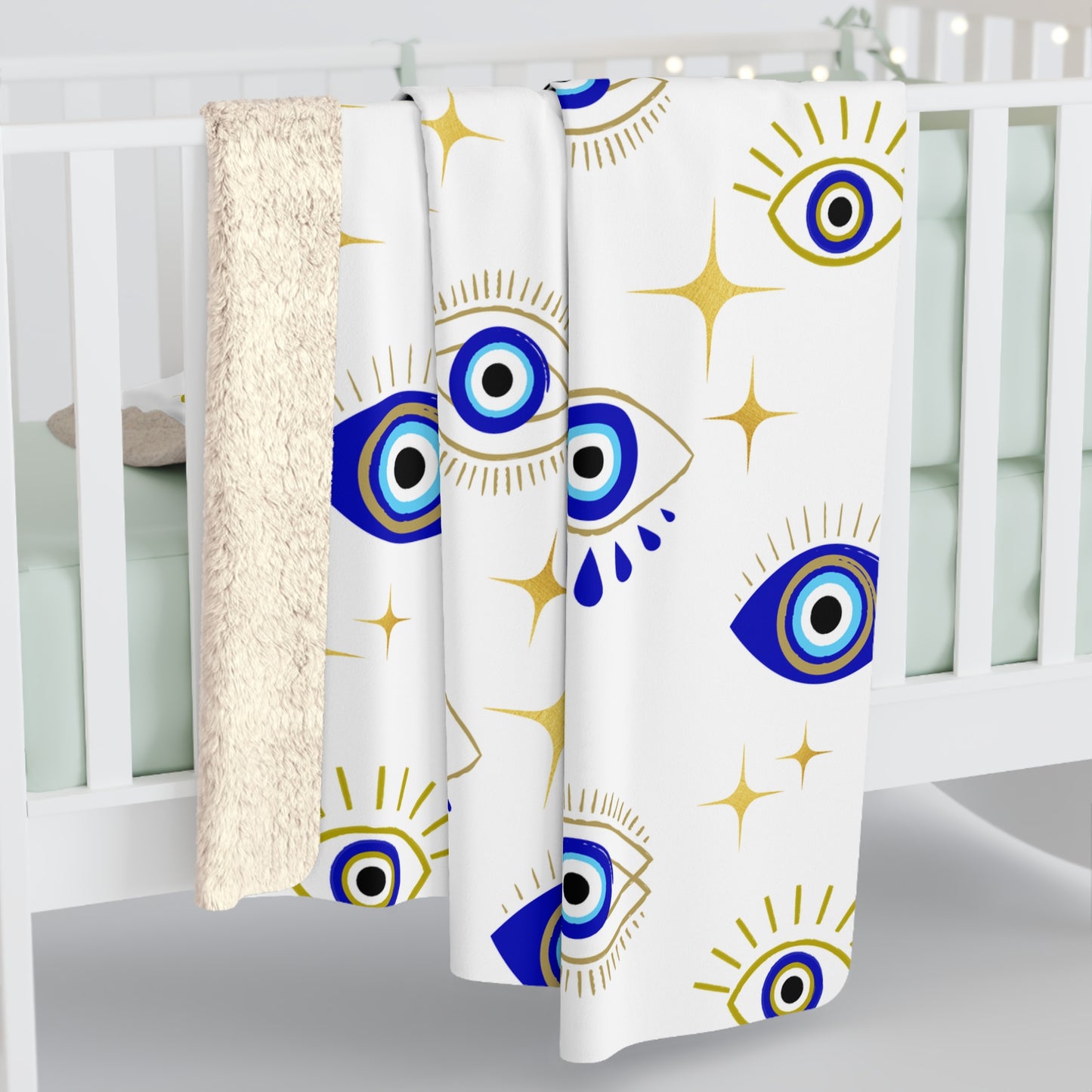 Evil Eye Fleece Blanket