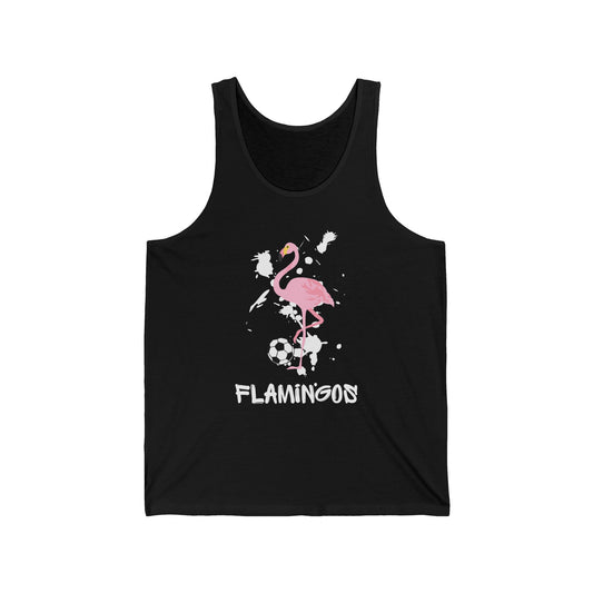 Flamingo Unisex Jersey Tank