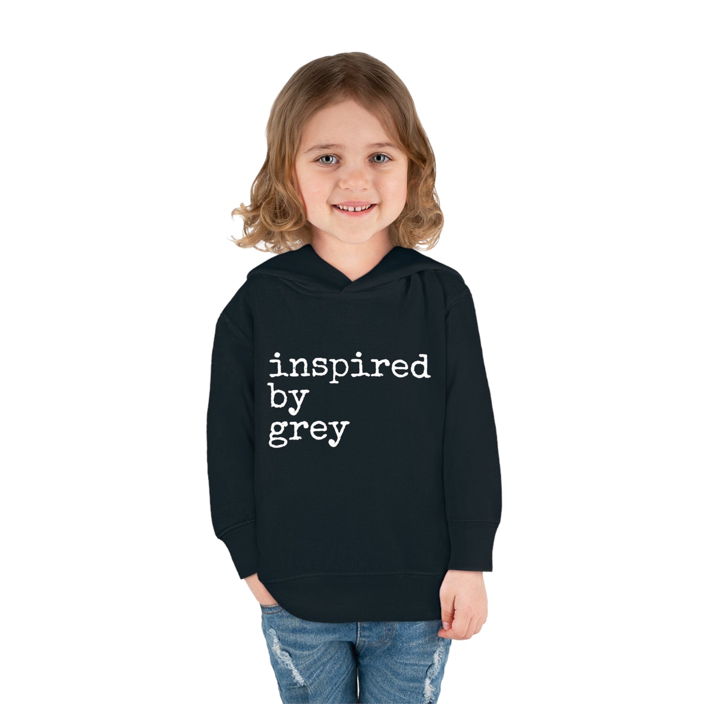 Inspired By Grey Toddler Pullover Fleece Hoodie