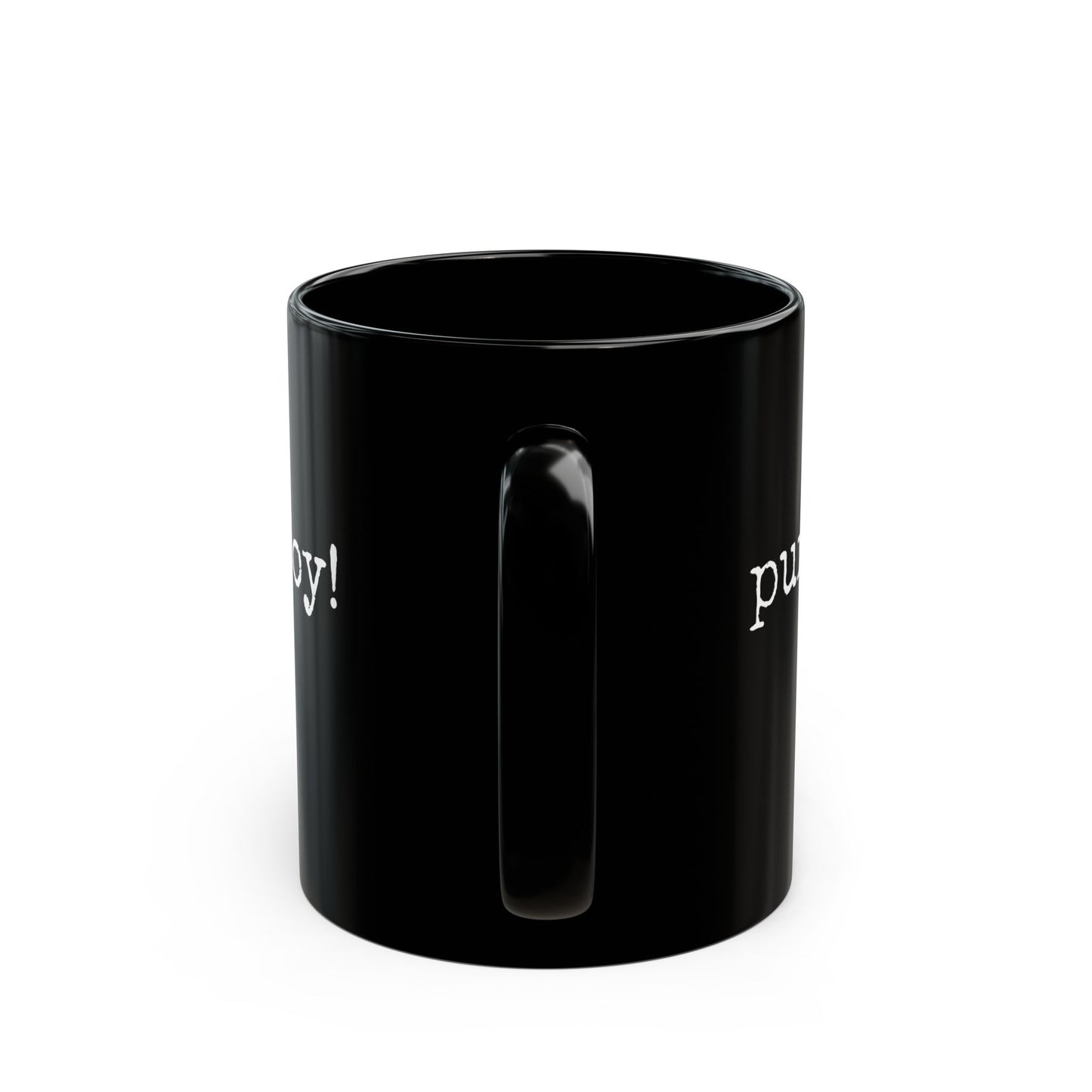 Pure Joy Black Coffee Mug