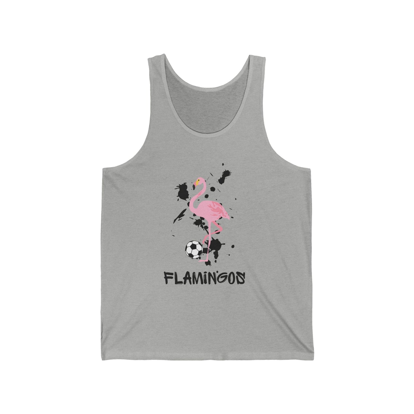 Flamingo Unisex Jersey Tank