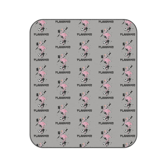 Flamingos Game Day Picnic Blanket