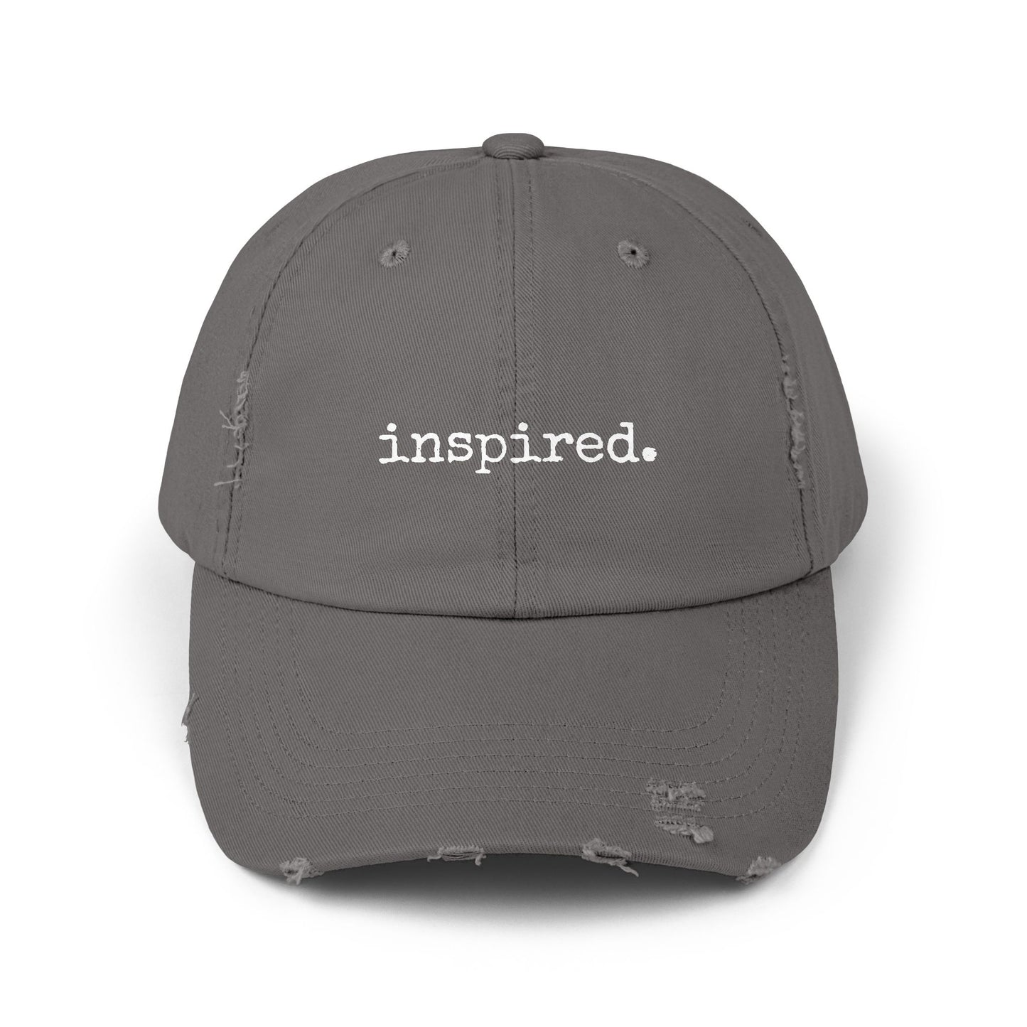 inspired. Distressed Cap