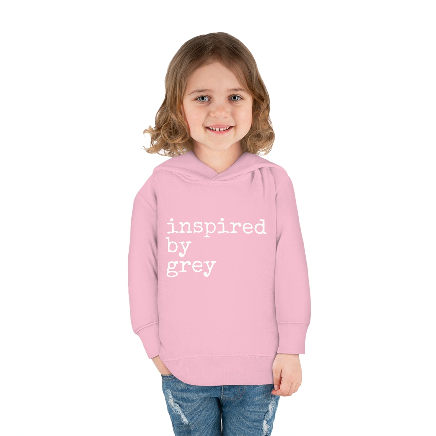 Inspired By Grey Toddler Pullover Fleece Hoodie