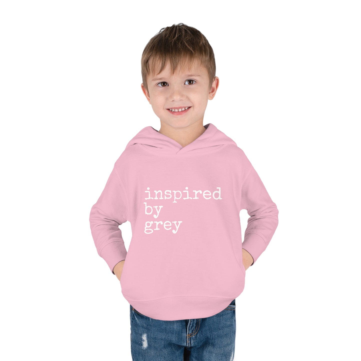 Inspired By Grey Toddler Pullover Fleece Hoodie