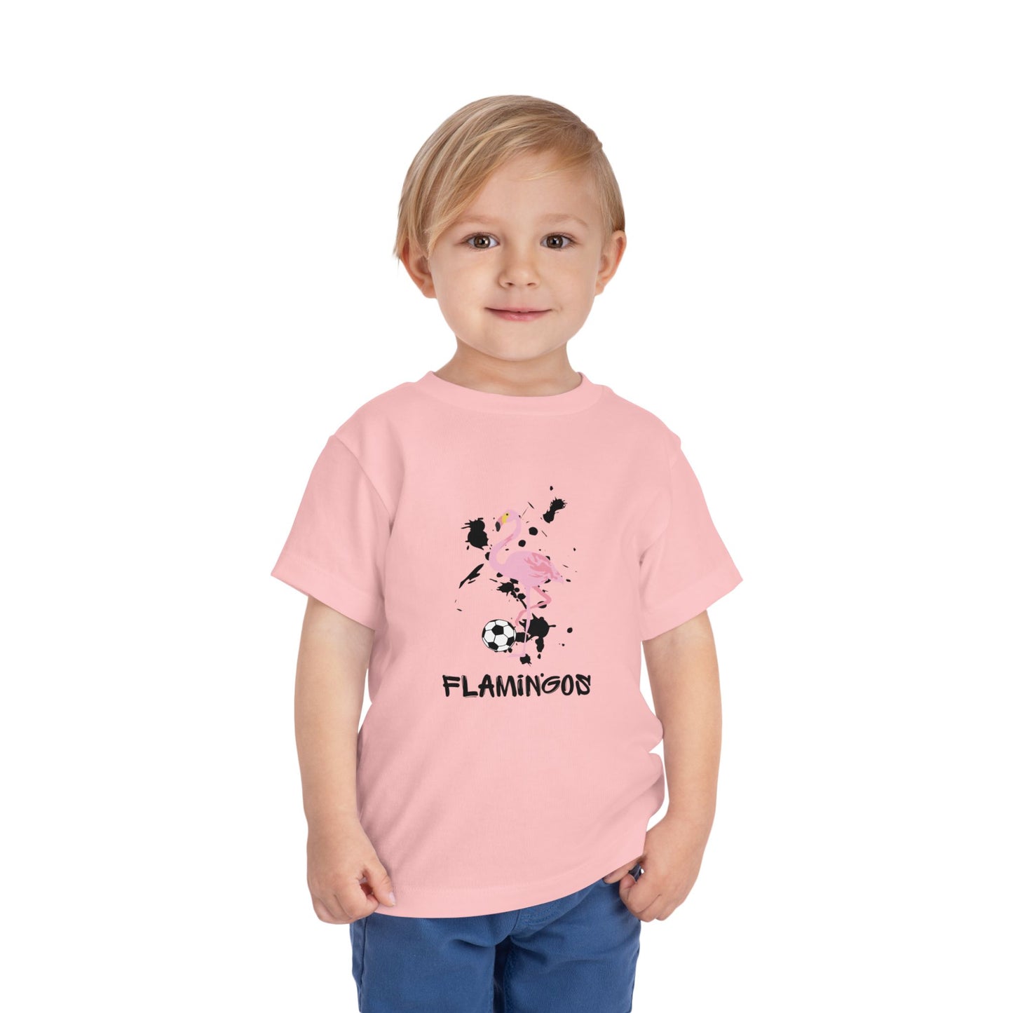 Toddler Flamingo Short Sleeve Tee