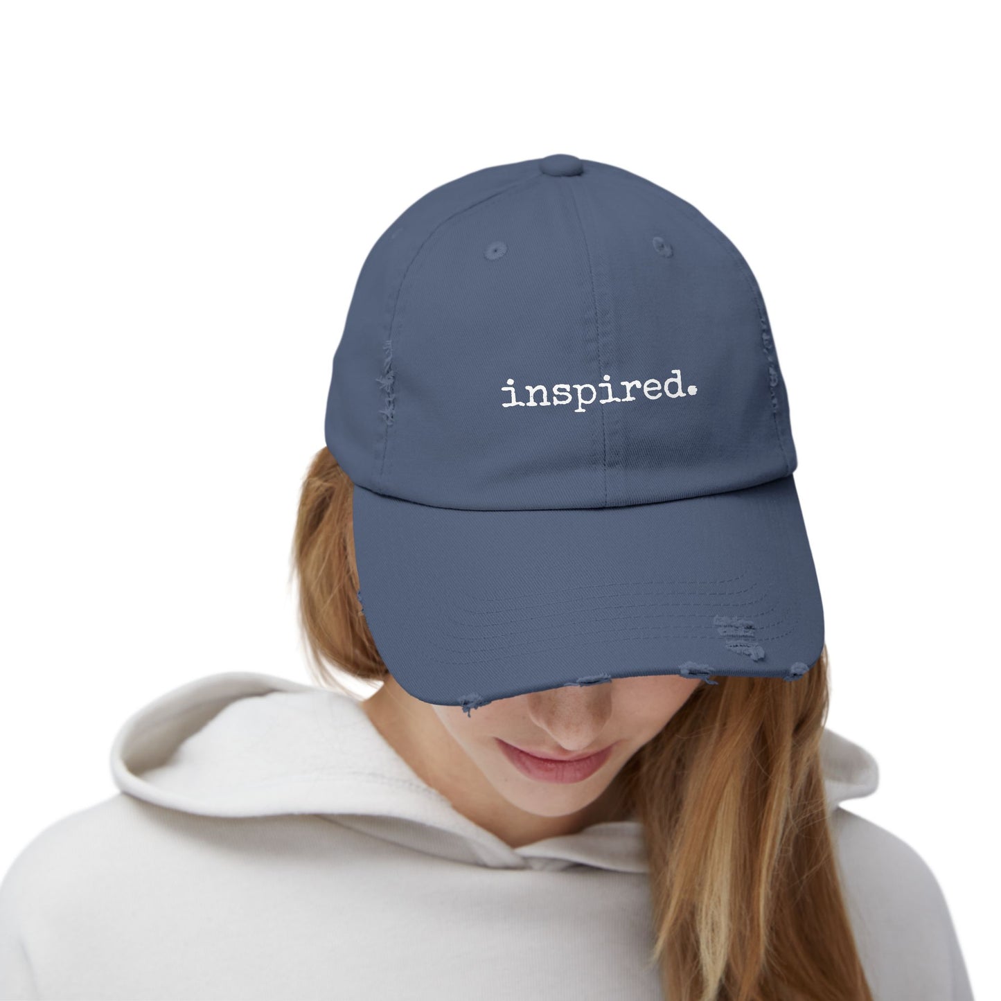 inspired. Distressed Cap