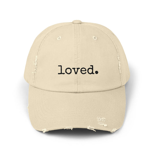 Loved. Distressed Hat