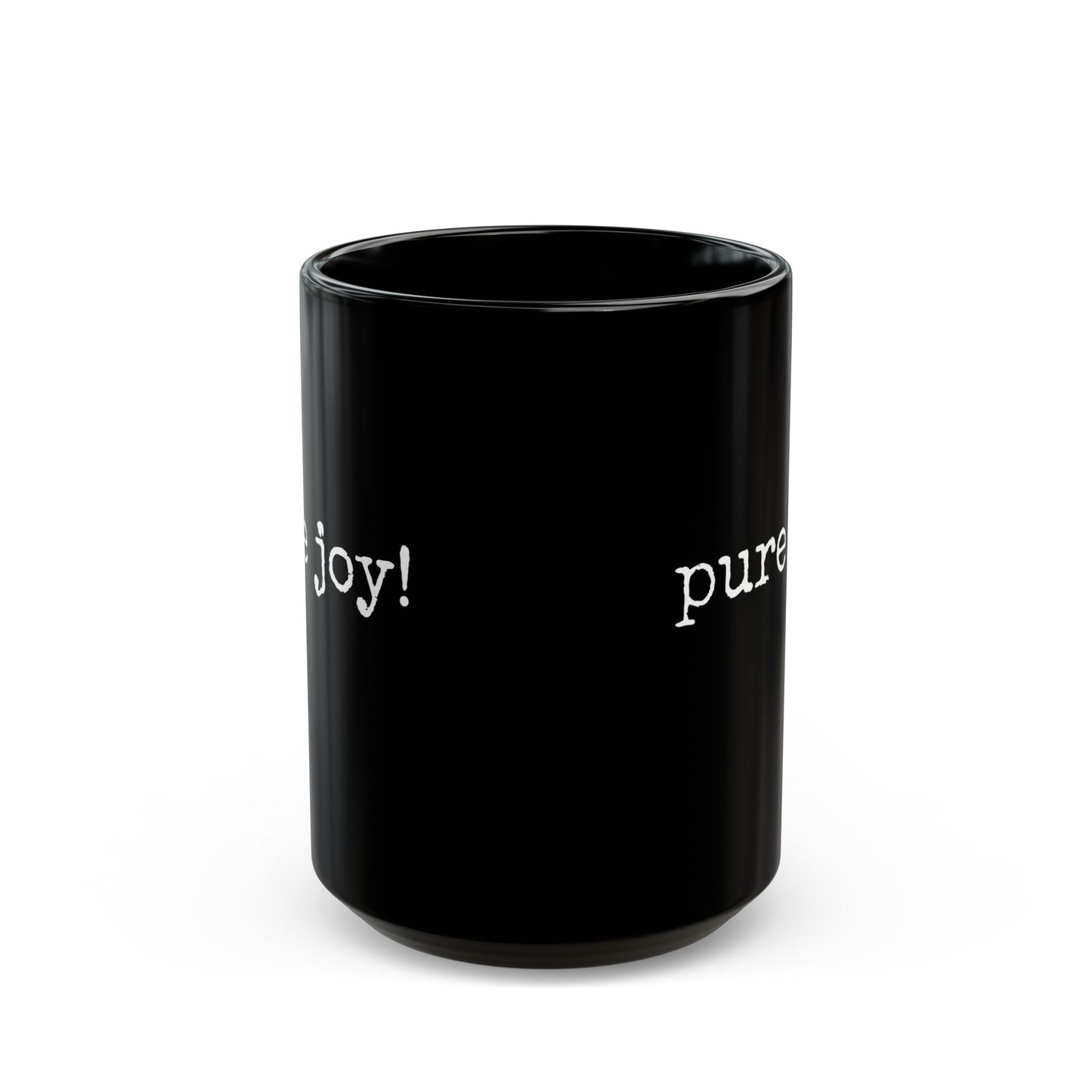 Pure Joy Black Coffee Mug