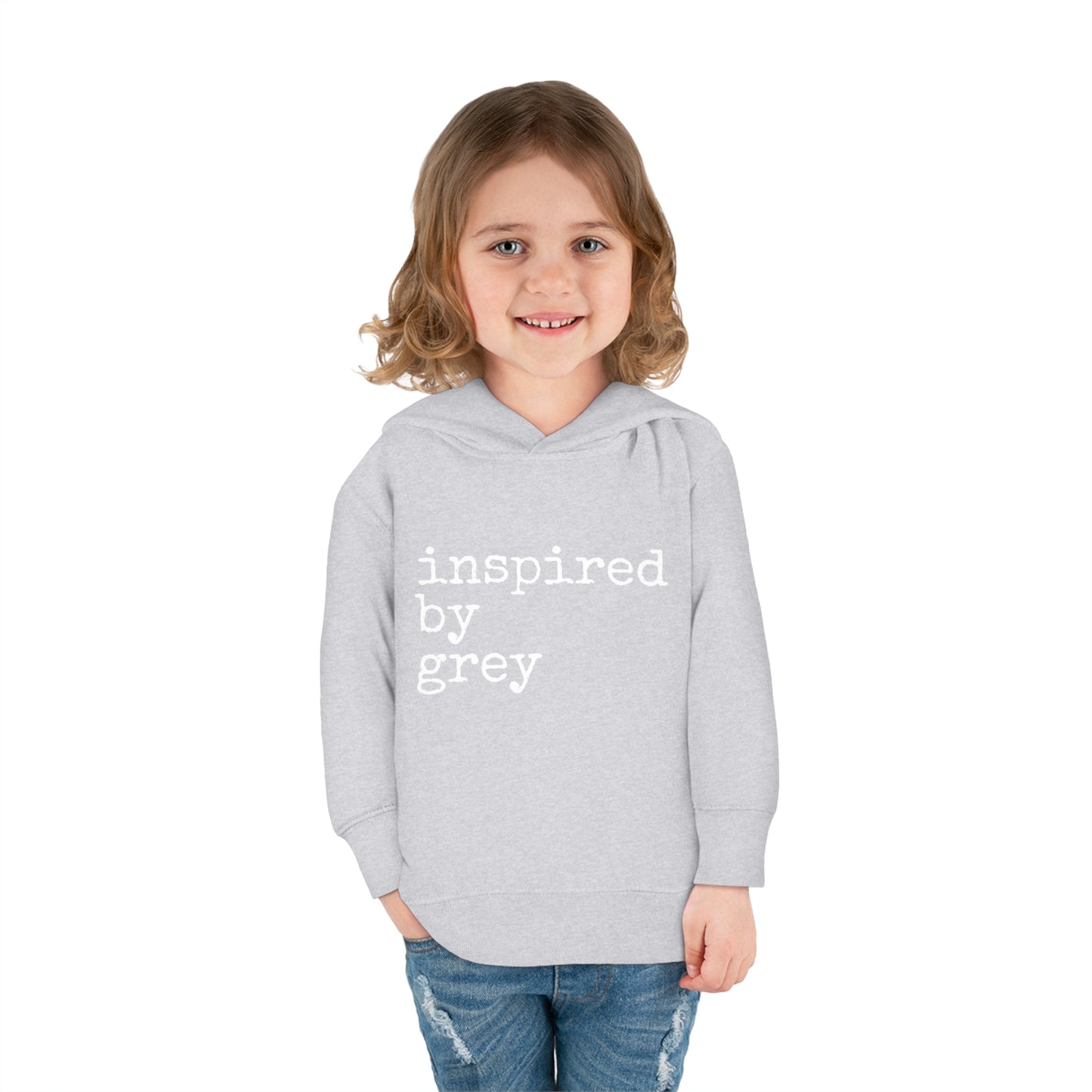 Inspired By Grey Toddler Pullover Fleece Hoodie