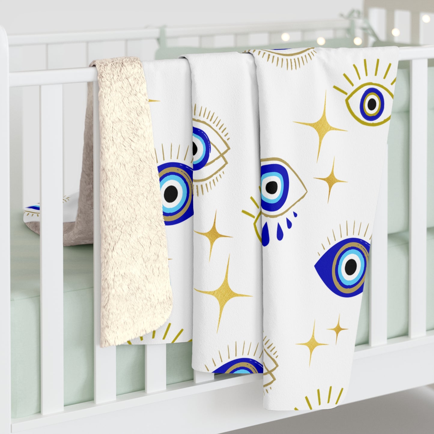 Evil Eye Fleece Blanket