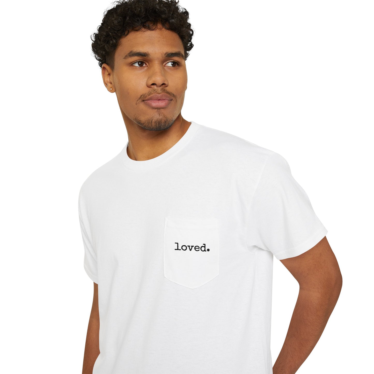 loved. Heavy Cotton Pocket Tee