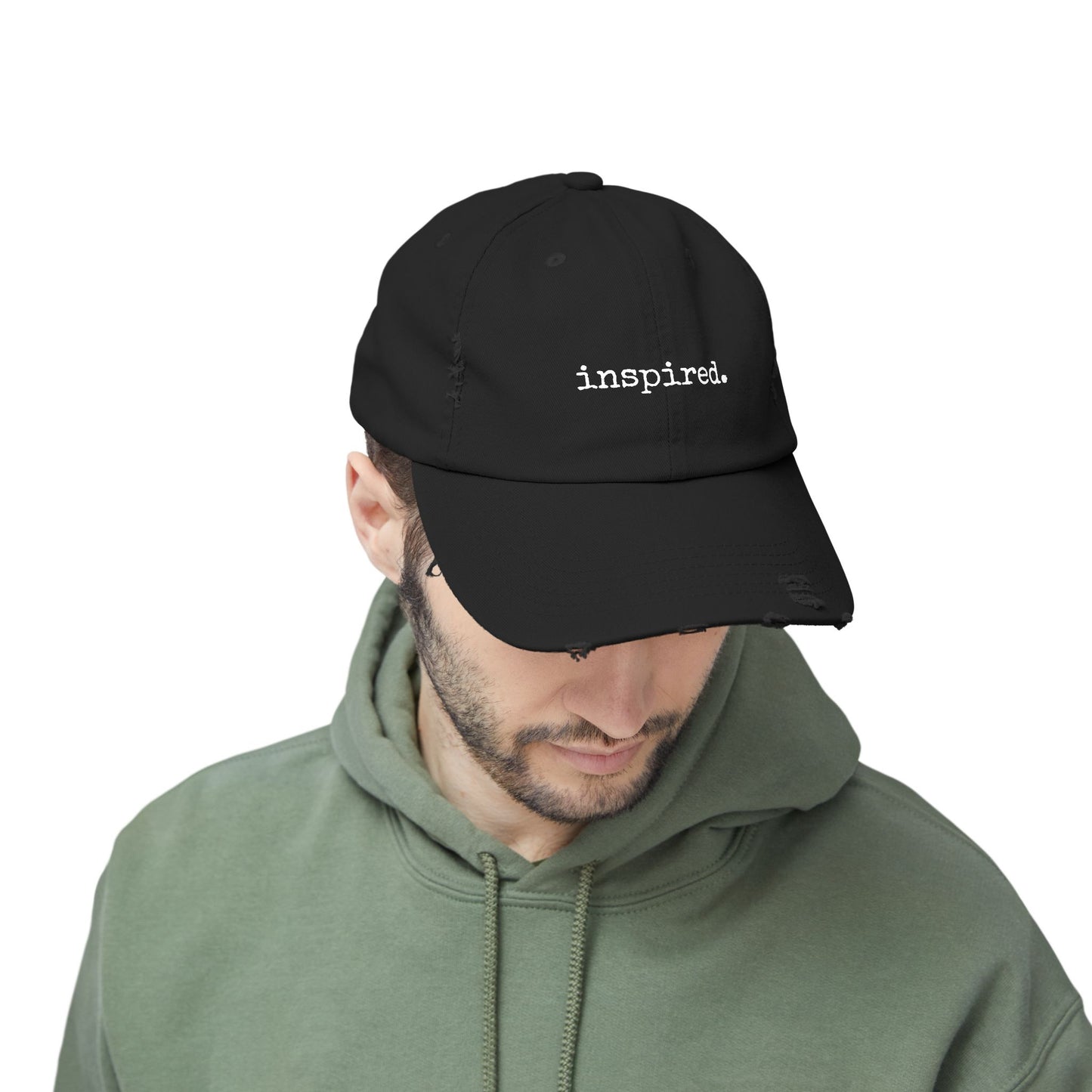 inspired. Distressed Cap