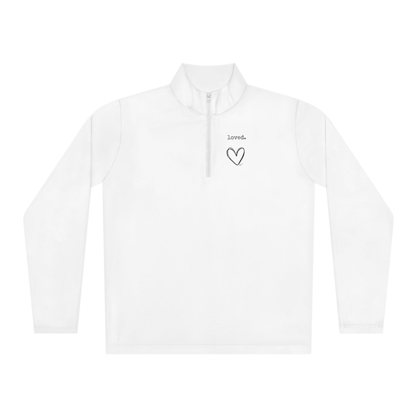 Loved. Collage Quarter-Zip Pullover