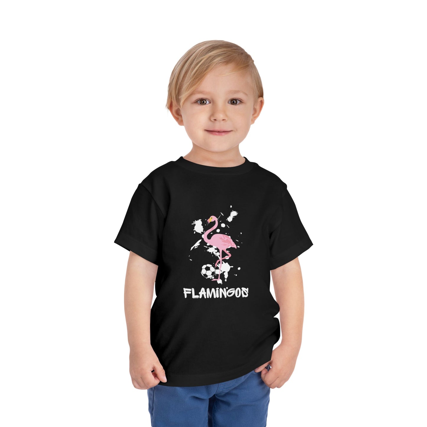 Toddler Flamingo Short Sleeve Tee