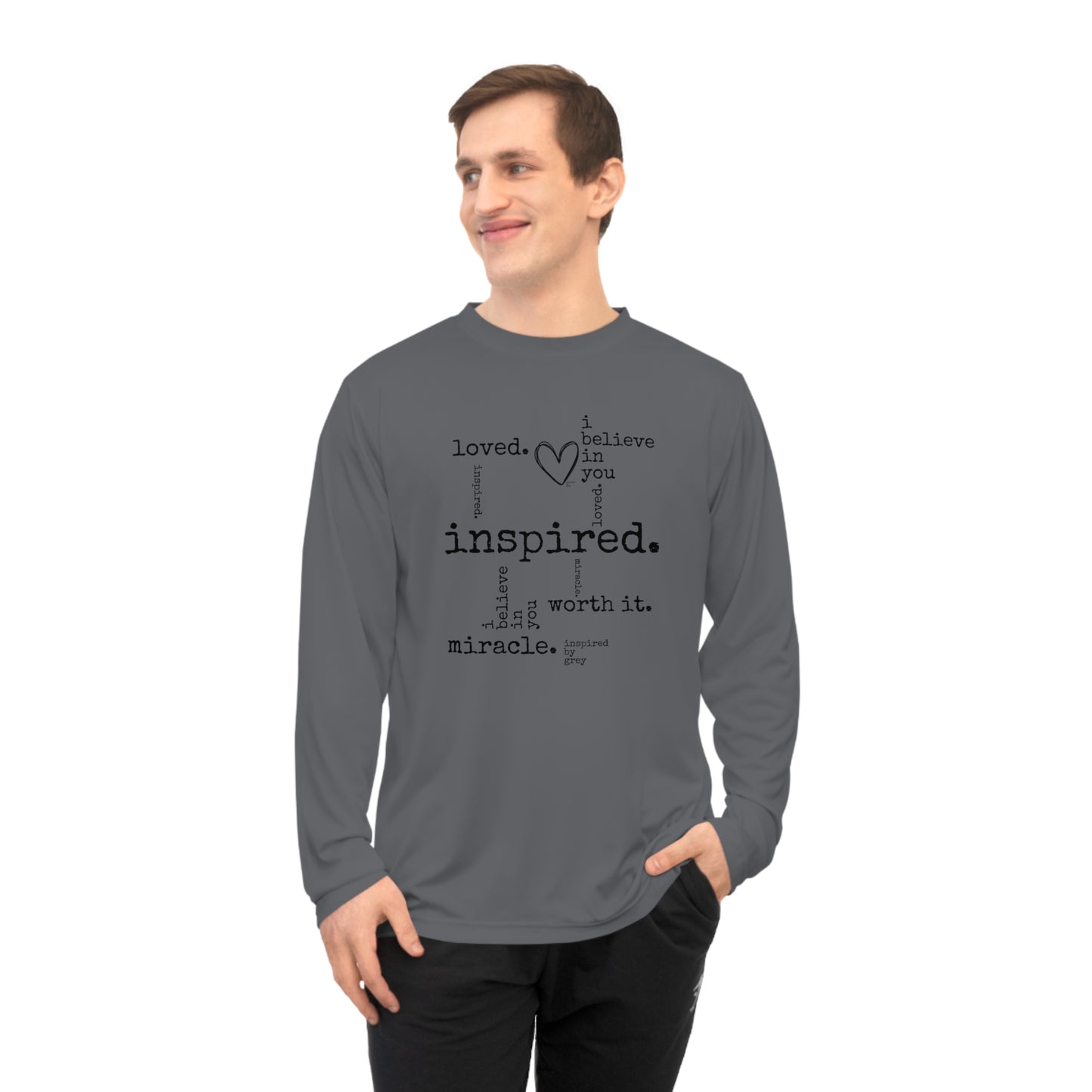 Inspired Collage Dri-fit Long Sleeve Tshirt