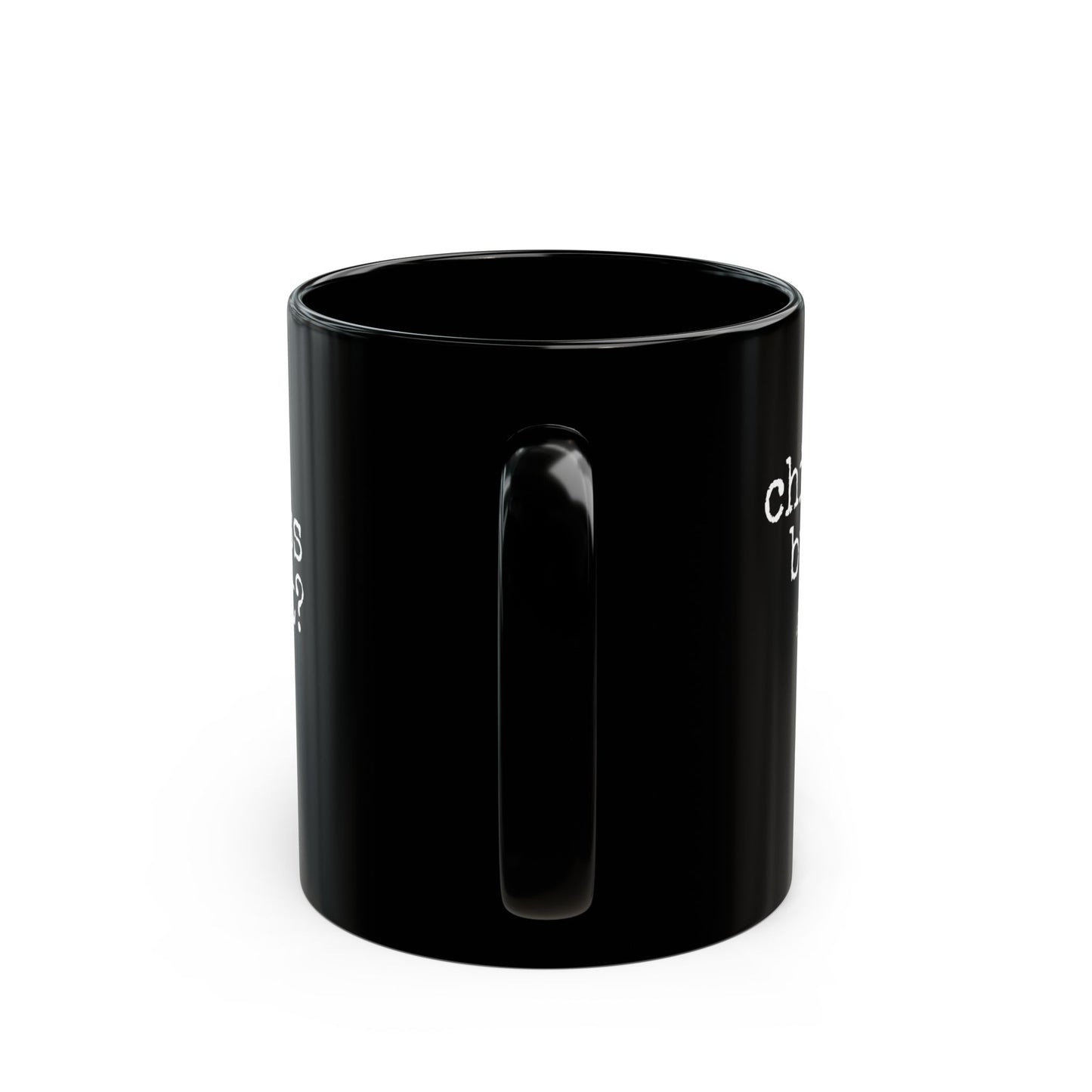 Chicken Butt Black Mug (11oz, 15oz)