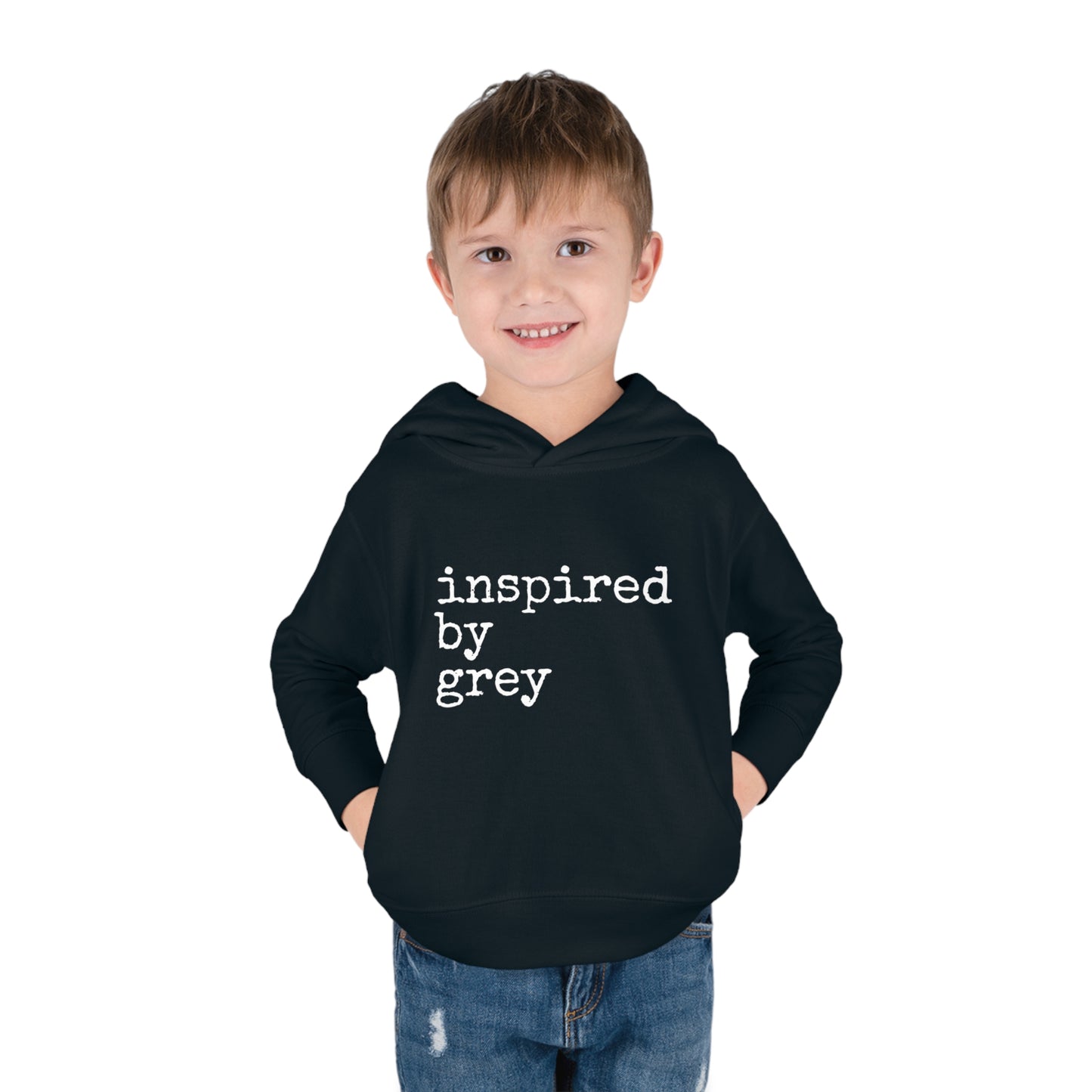 Inspired By Grey Toddler Pullover Fleece Hoodie