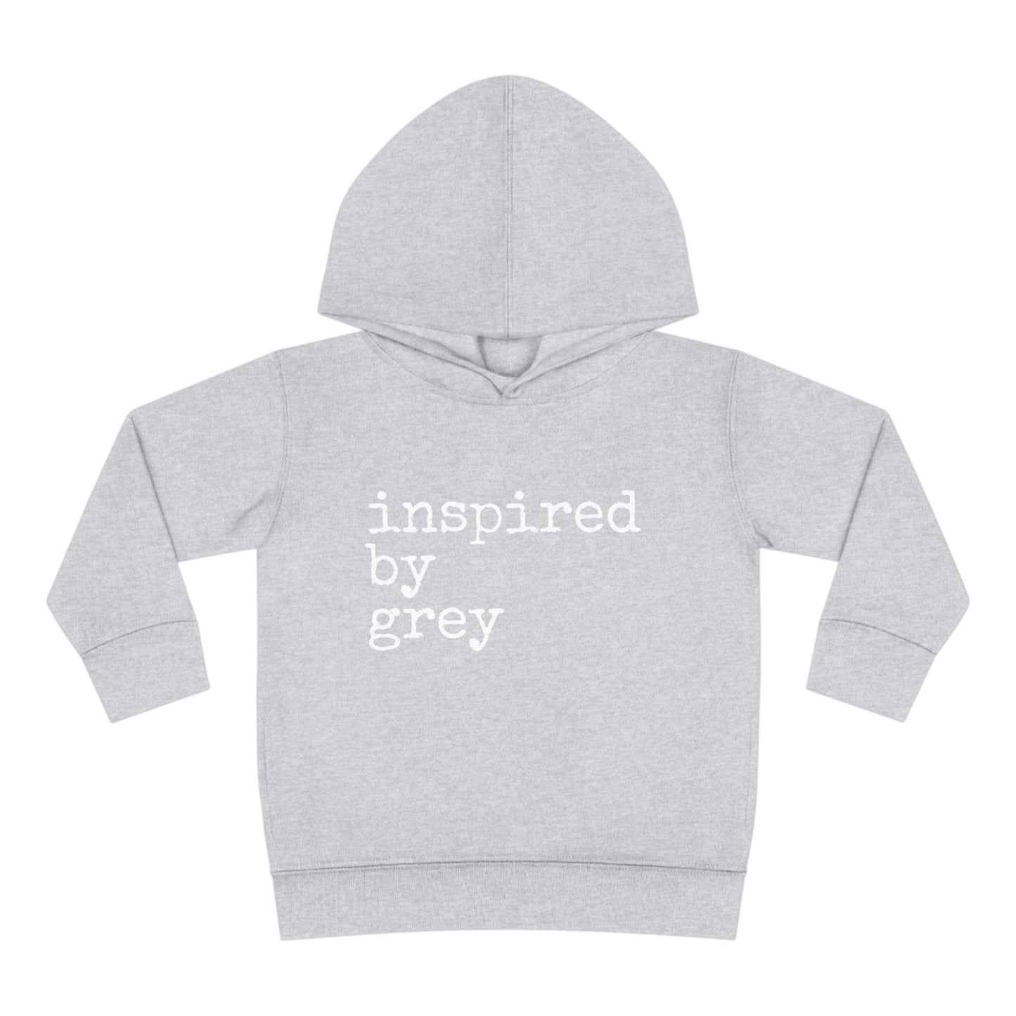 Inspired By Grey Toddler Pullover Fleece Hoodie