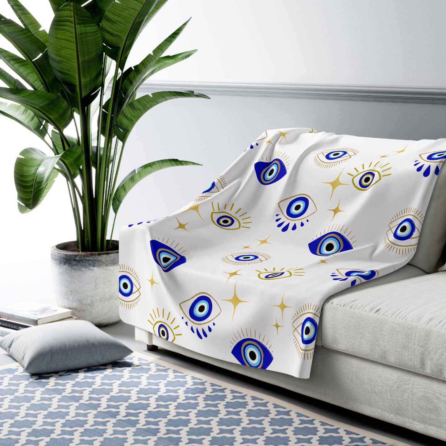 Evil Eye Fleece Blanket