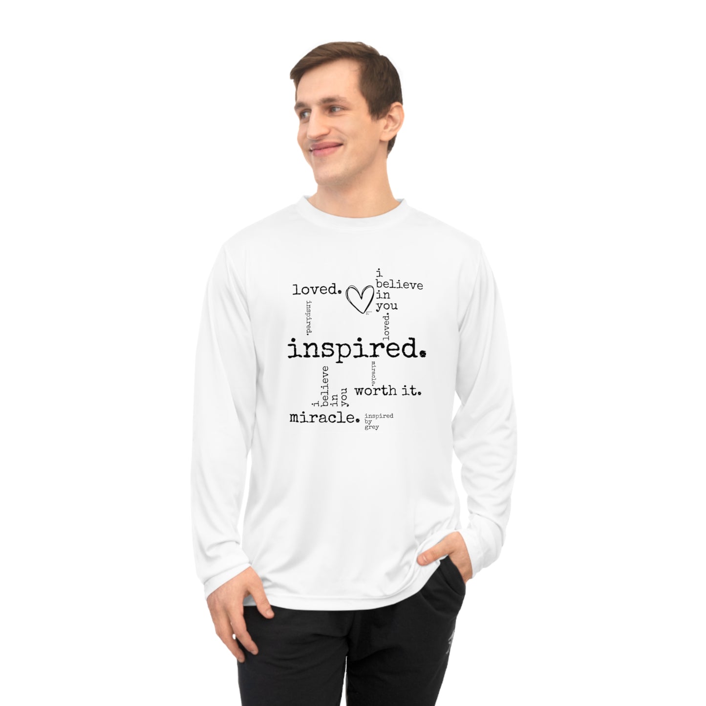 Inspired Collage Dri-fit Long Sleeve Tshirt