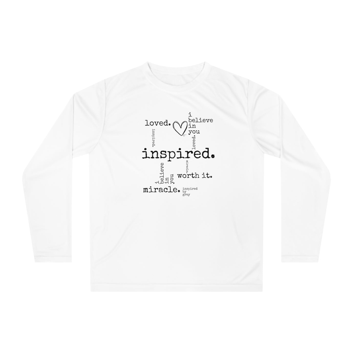 Inspired Collage Dri-fit Long Sleeve Tshirt