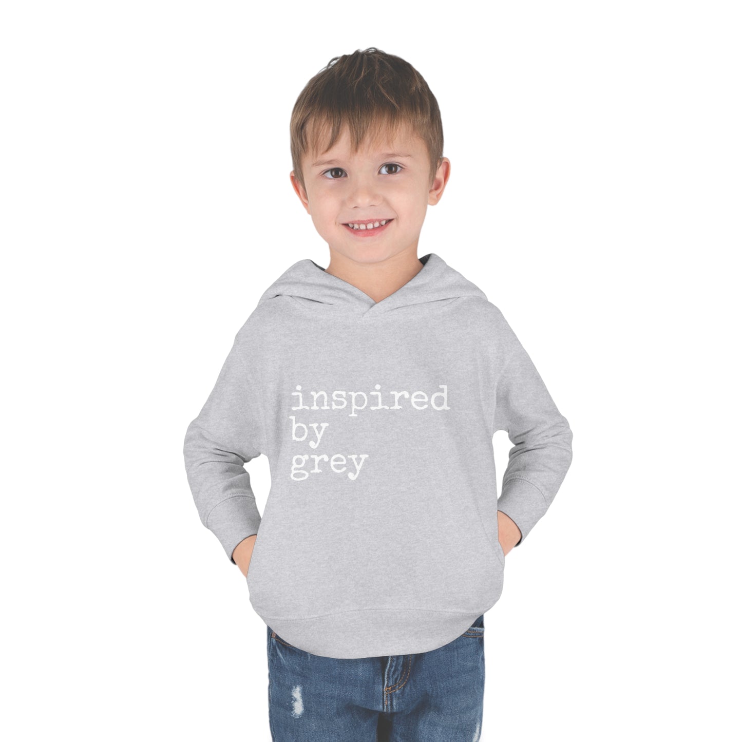 Inspired By Grey Toddler Pullover Fleece Hoodie