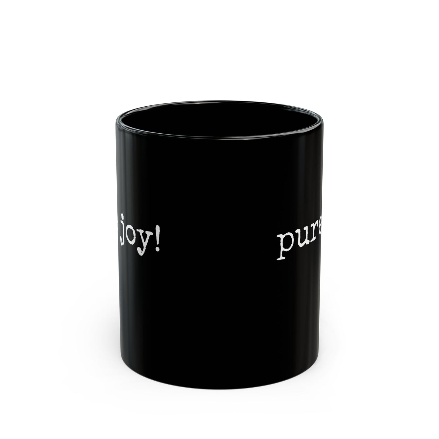 Pure Joy Black Coffee Mug