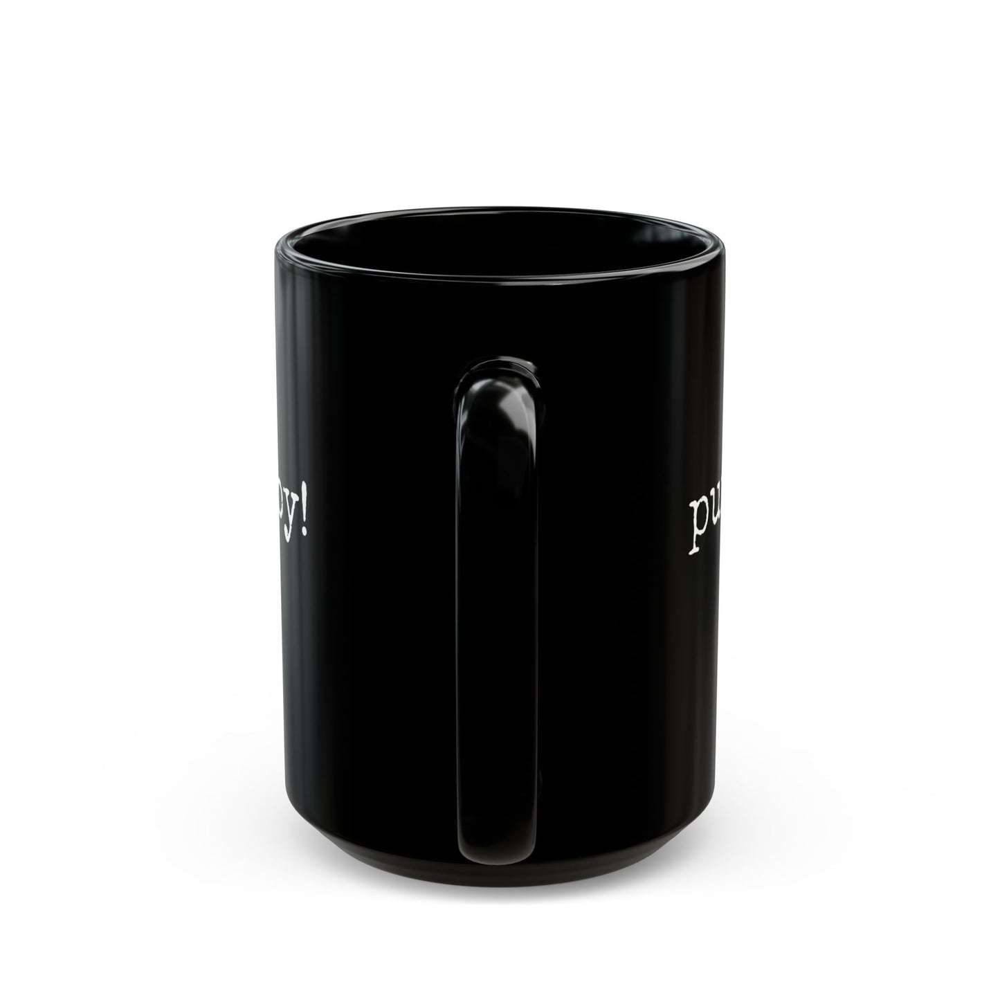 Pure Joy Black Coffee Mug