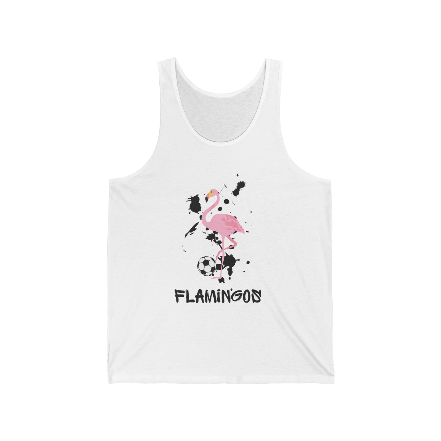 Flamingo Unisex Jersey Tank