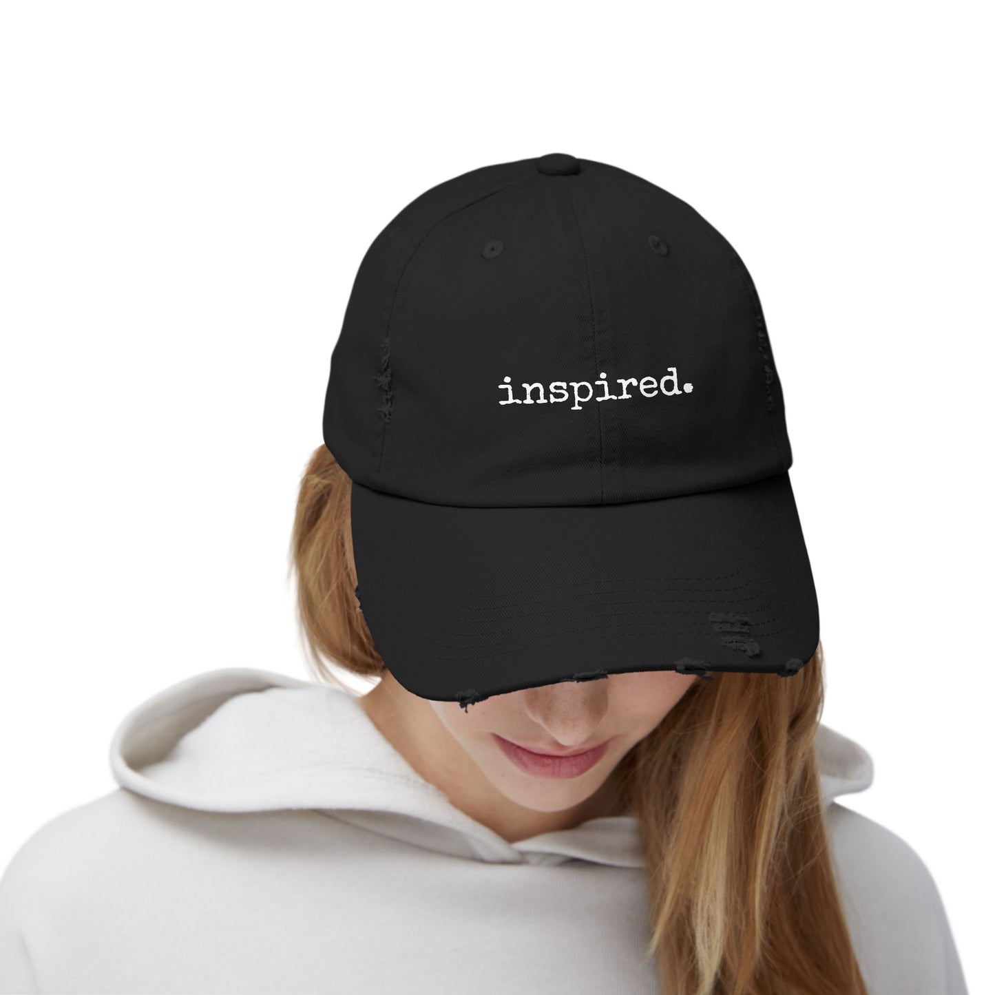 inspired. Distressed Cap